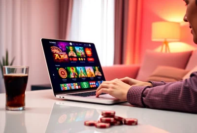 Experience the excitement of 58ee's online casino games in a modern home setting.