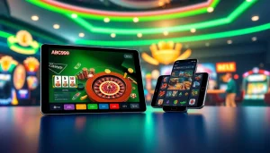 Exciting online betting experience on ABC999 with modern interfaces showcasing 3D games and vibrant casino elements.